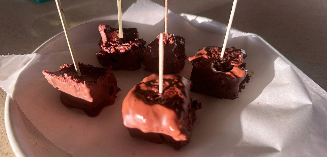 Double Chocolate Fudge Protein Bites
