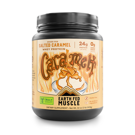 SEASONAL FLAVOR: 'Caramelt' Salted Caramel Grass-Fed Whey Protein