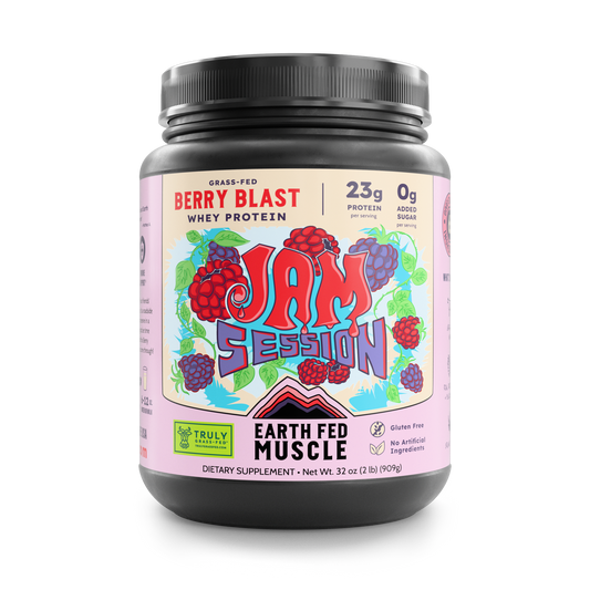 SEASONAL FLAVOR: Jam Session Berry Blast Grass-Fed Whey Protein