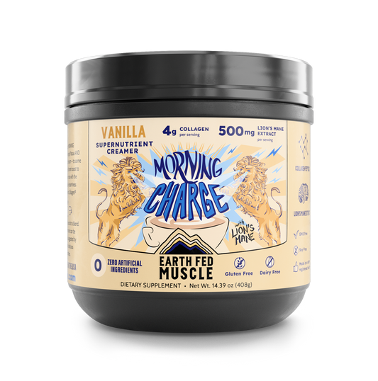 Morning Charge Vanilla Supernutrient Creamer with Lion’s Mane