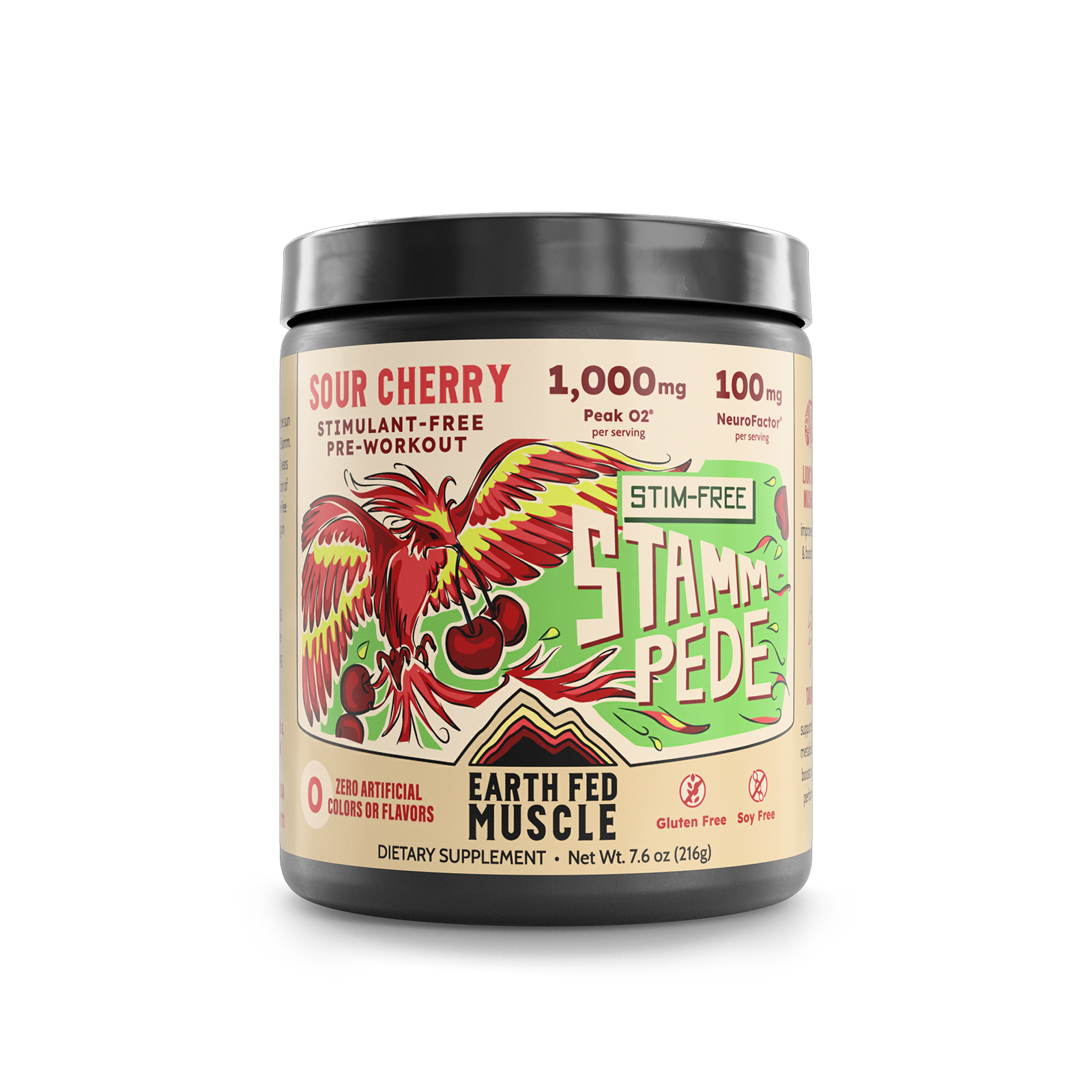 Stim-Free Stammpede - Sour Cherry – Earth Fed Muscle