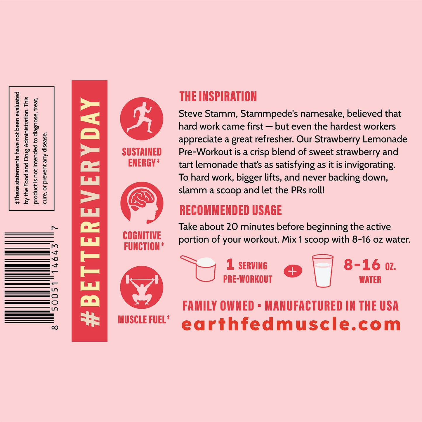 Stammpede Strawberry Lemonade Preworkout