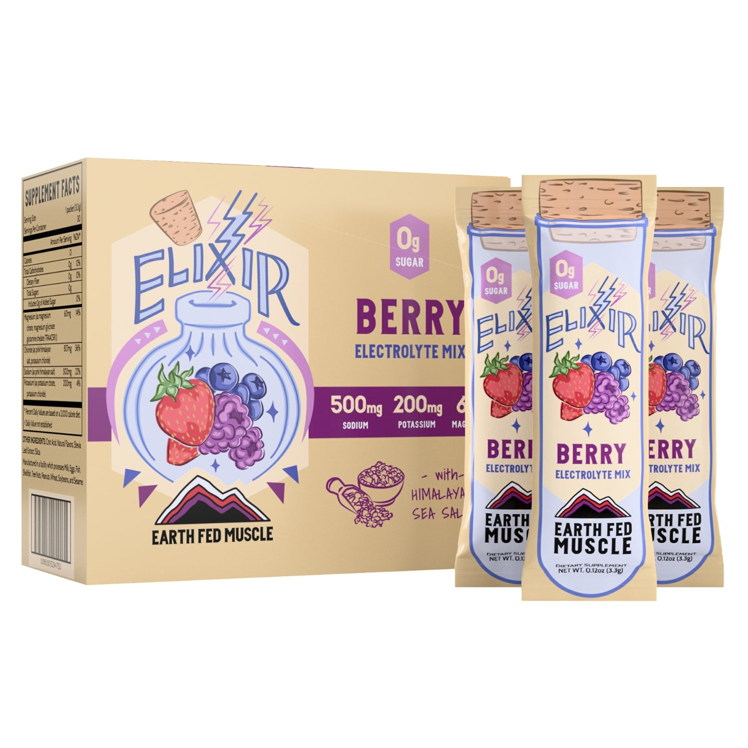 Elixir Electrolyte Mix Packets with Himalayan Sea Salt
