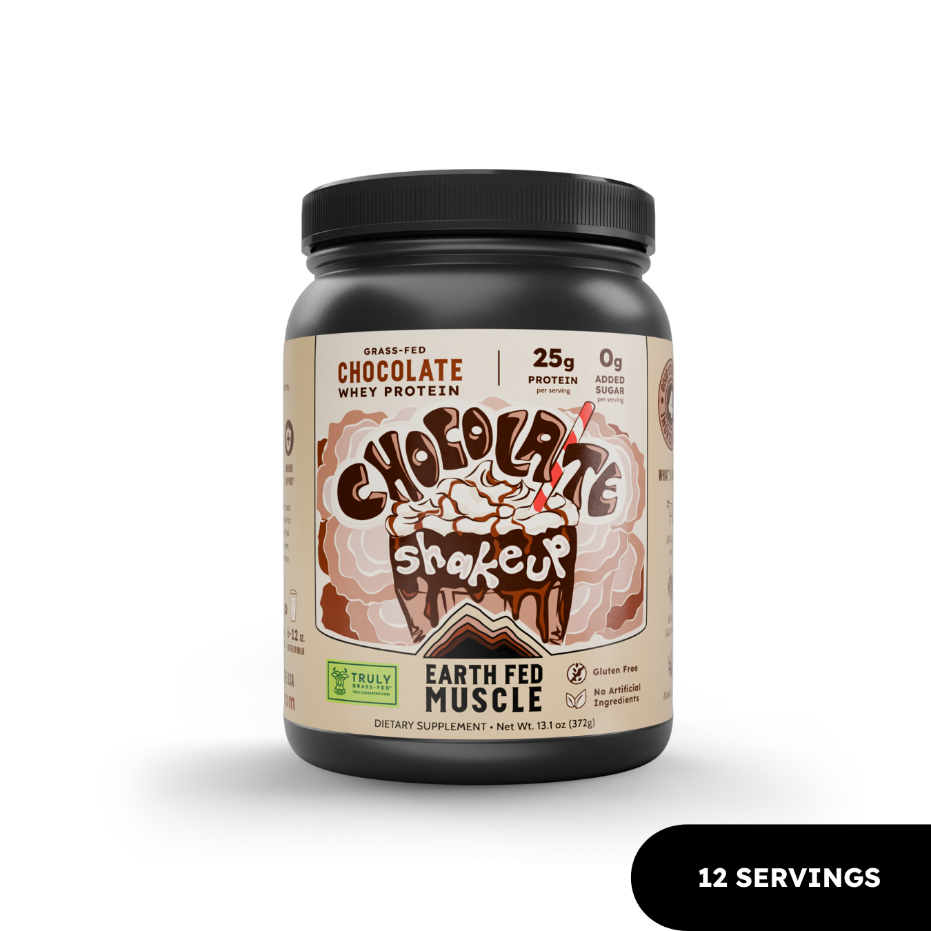 Chocolate Shakeup Chocolate Grass-Fed Whey Protein