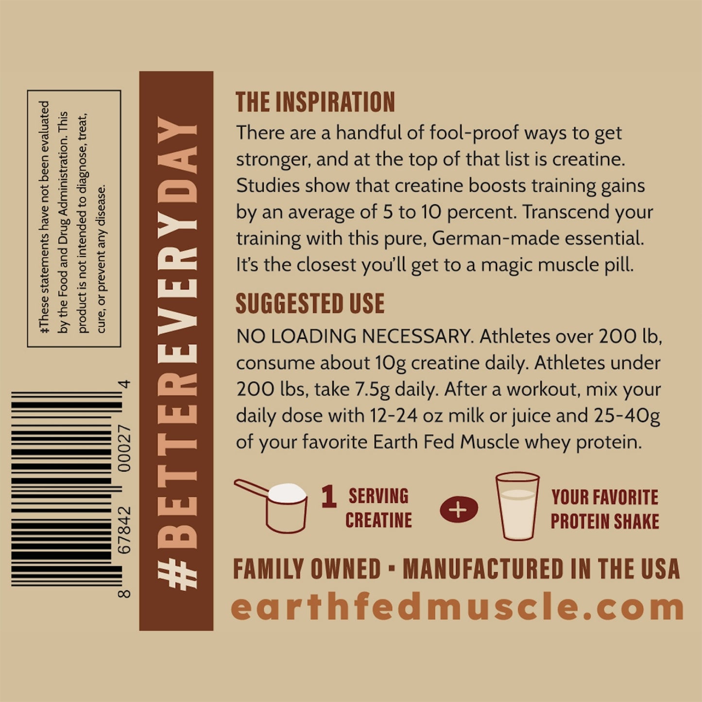 Creatine Monohydrate - 100% Creapure®