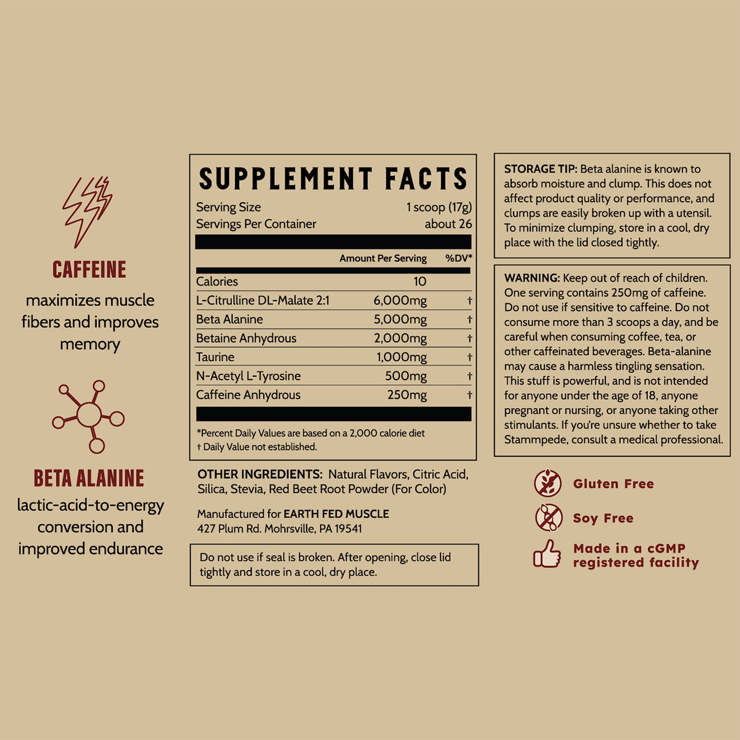 Stammpede DragonFruit Punch Preworkout