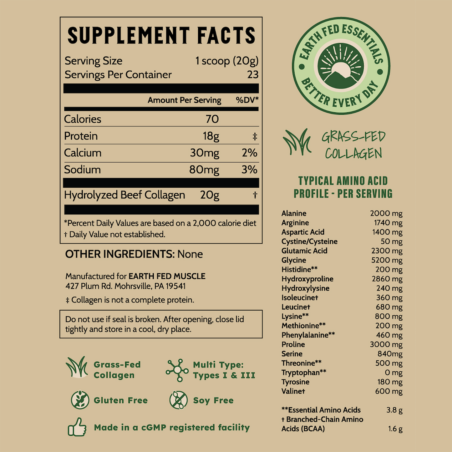 Collagen Peptides, Unflavored