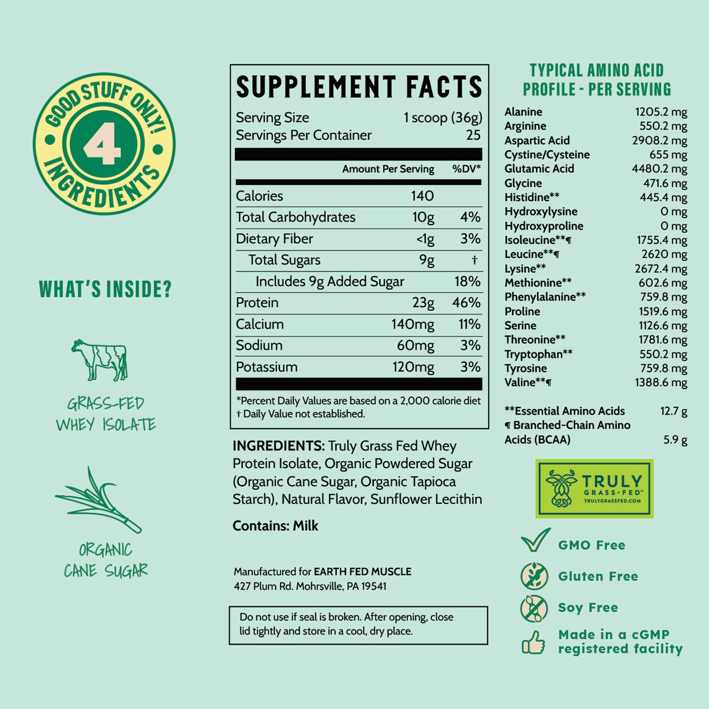 SEASONAL FLAVOR: Horchata Grass-Fed Whey Protein