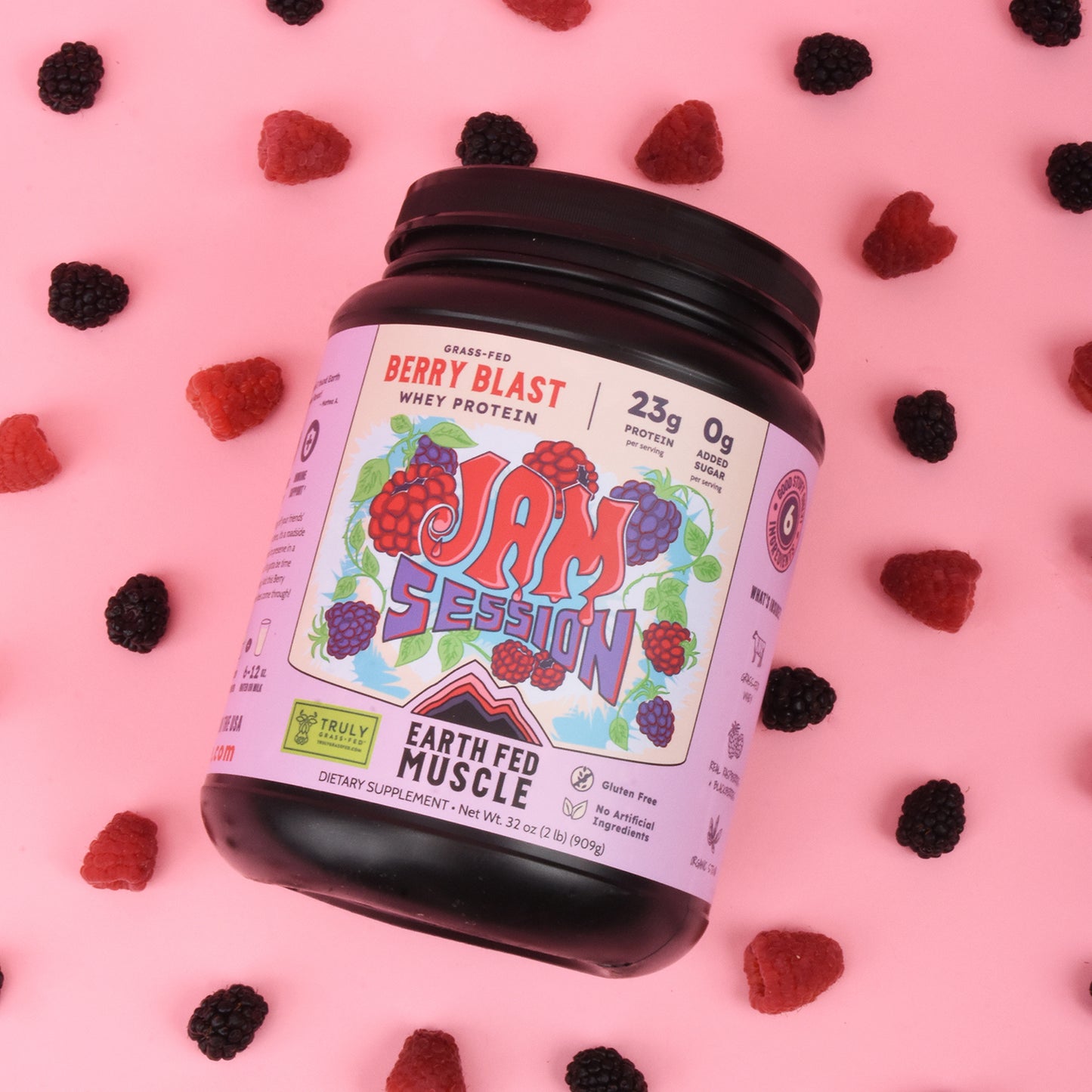 SEASONAL FLAVOR: Jam Session Berry Blast Grass-Fed Whey Protein