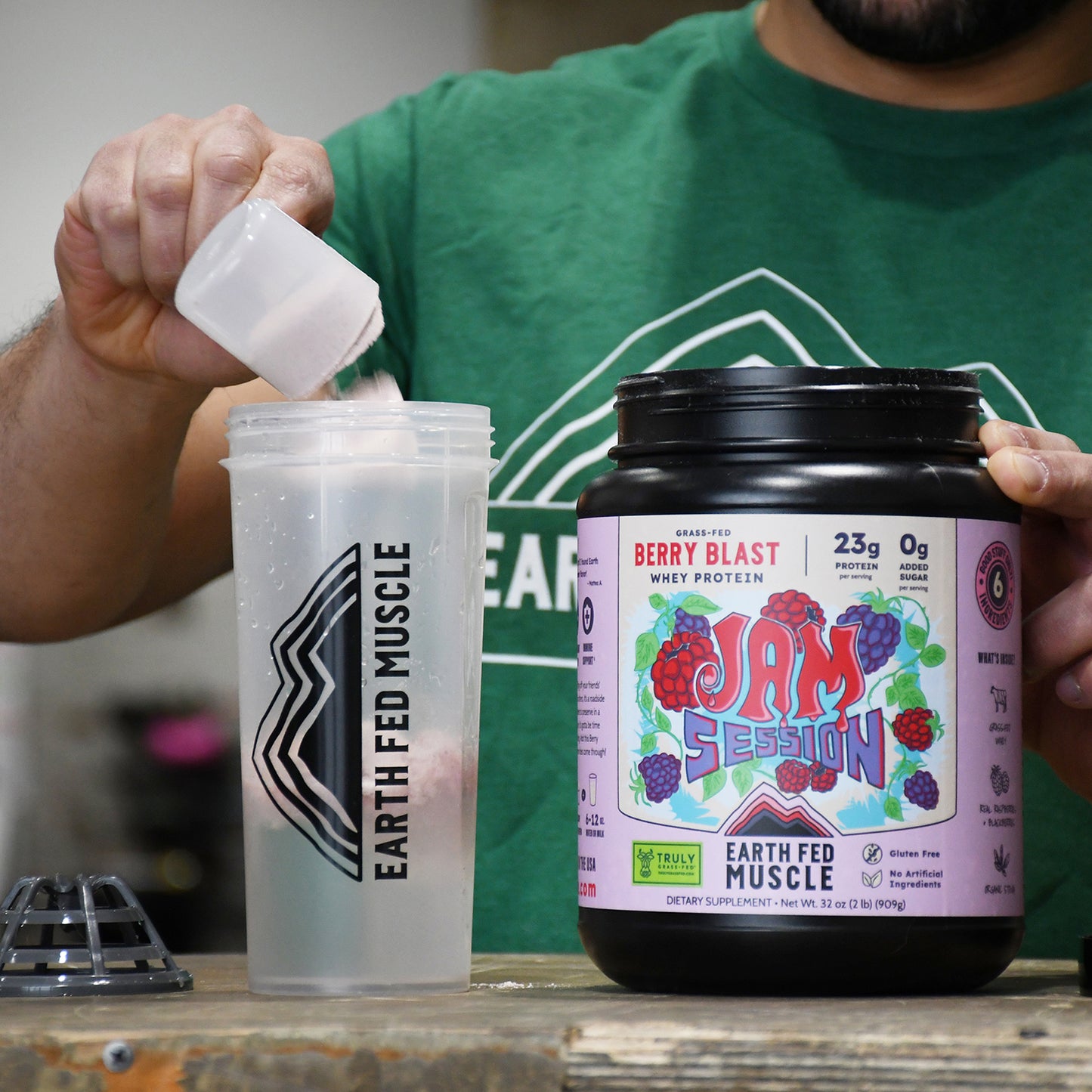 SEASONAL FLAVOR: Jam Session Berry Blast Grass-Fed Whey Protein