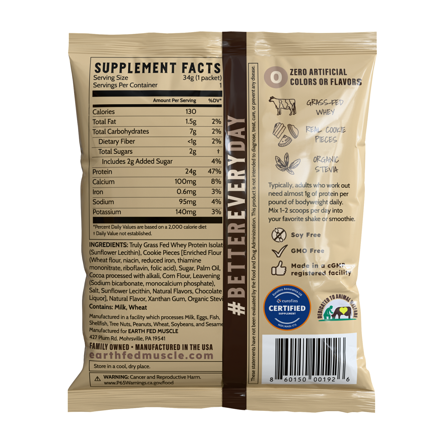 Single Serving Whey Protein Packs