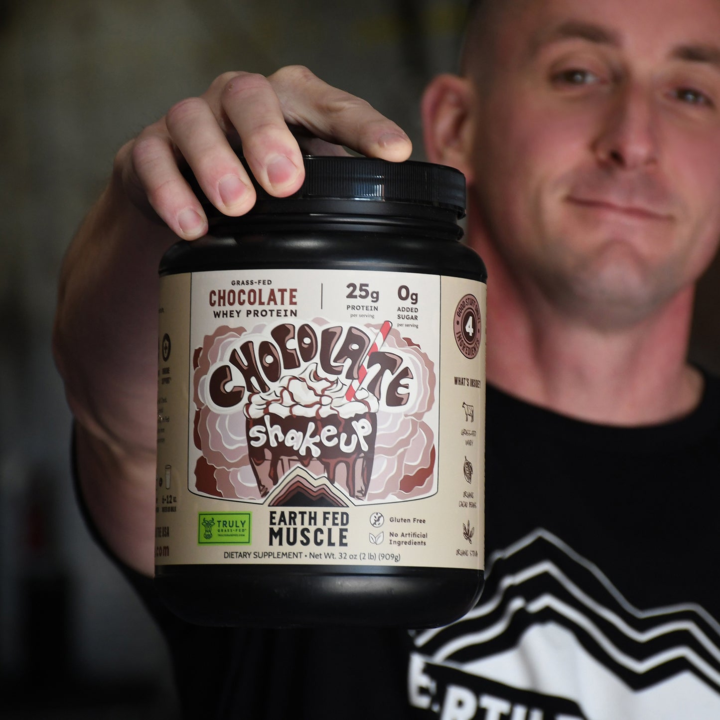Chocolate Shakeup Chocolate Grass-Fed Whey Protein