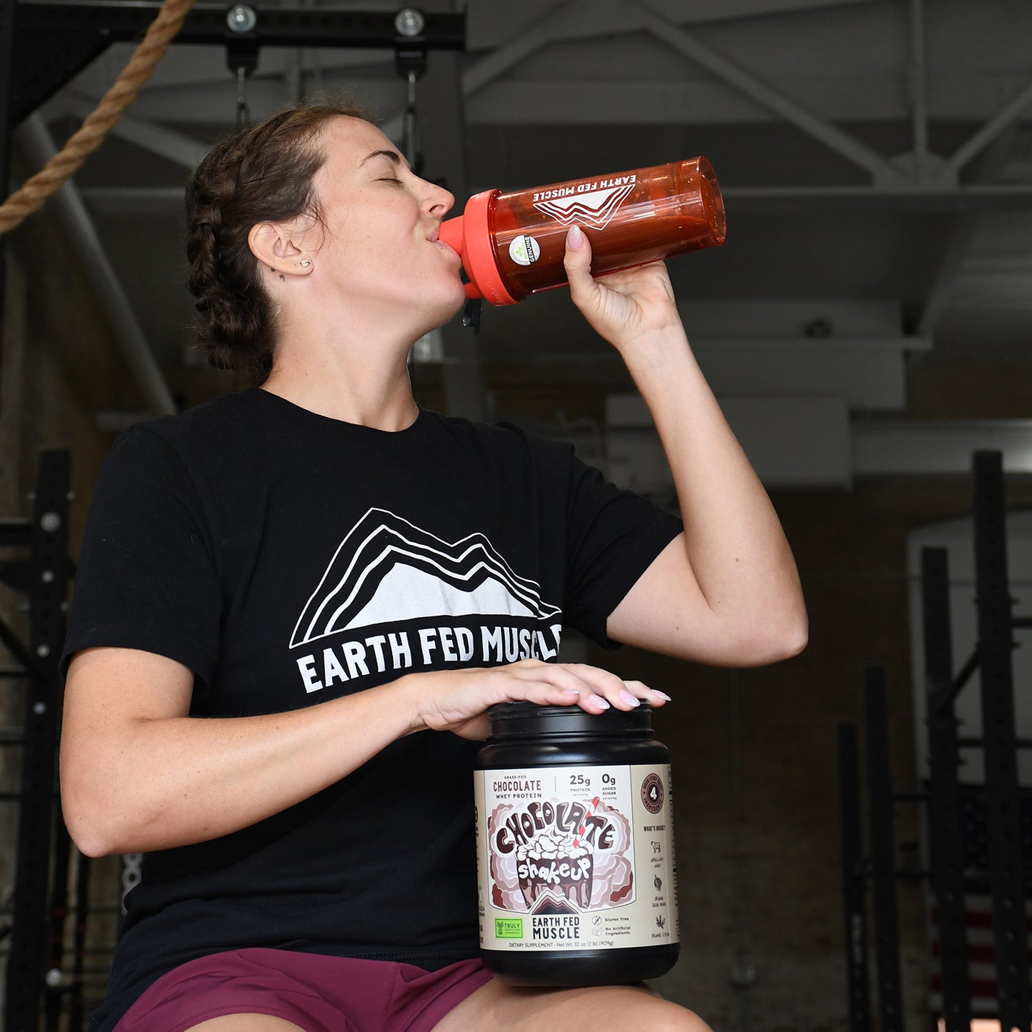 Chocolate Shakeup Chocolate Grass-Fed Whey Protein