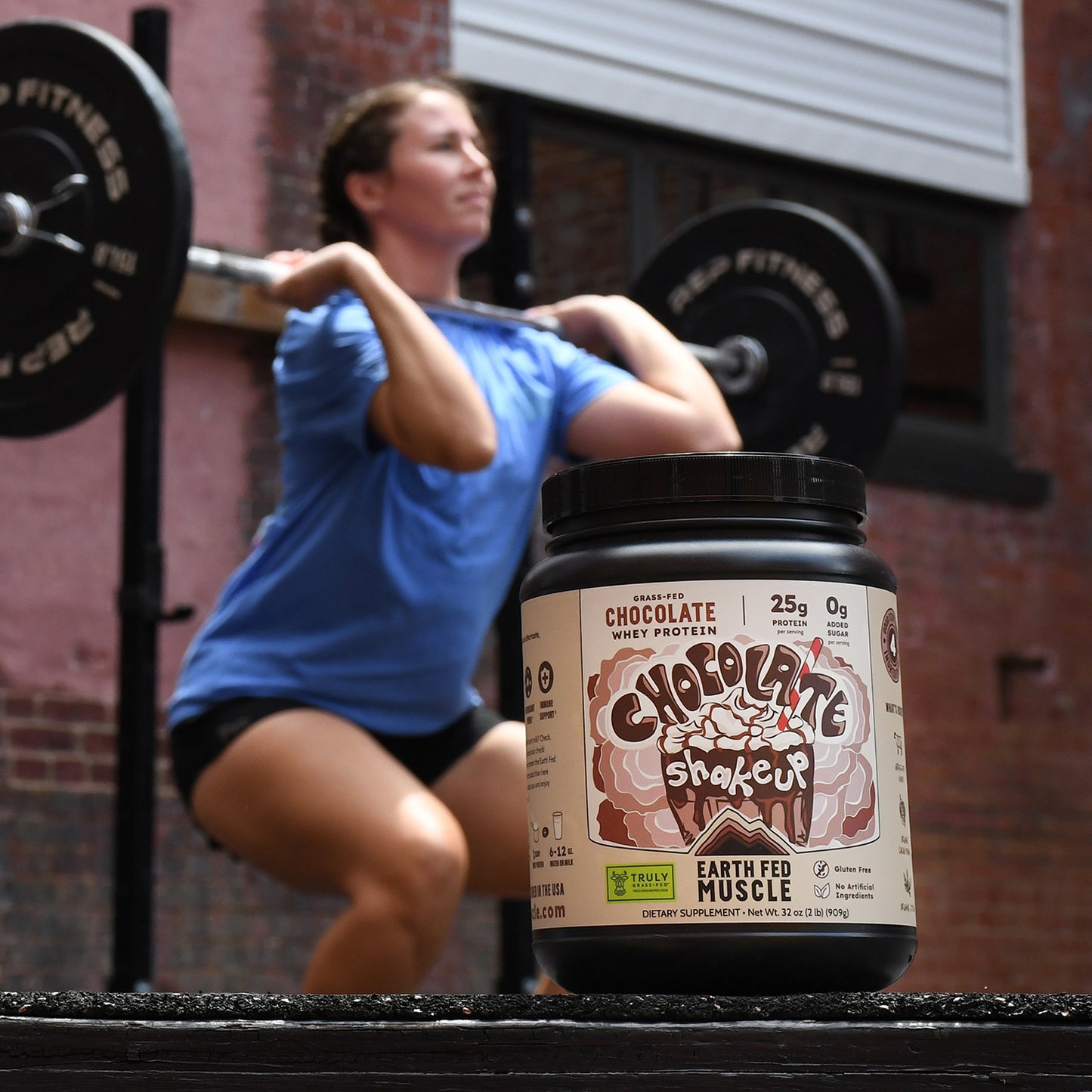 Chocolate Shakeup Chocolate Grass-Fed Whey Protein