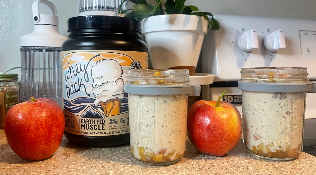 Apple Pie Overnight Oats – Earth Fed Muscle