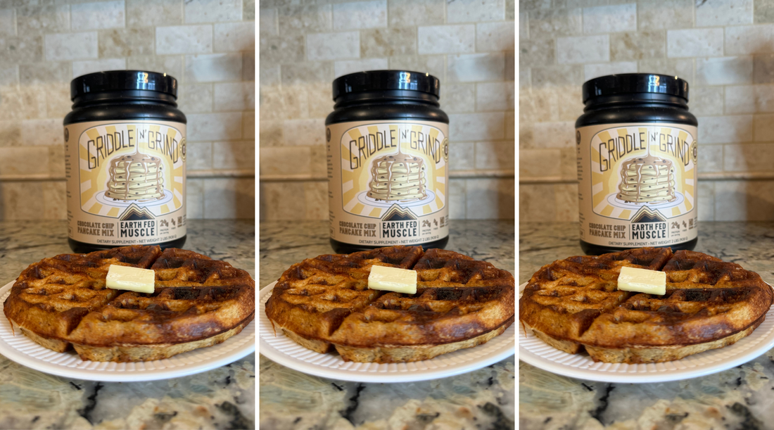 Banana Chip Protein Waffles