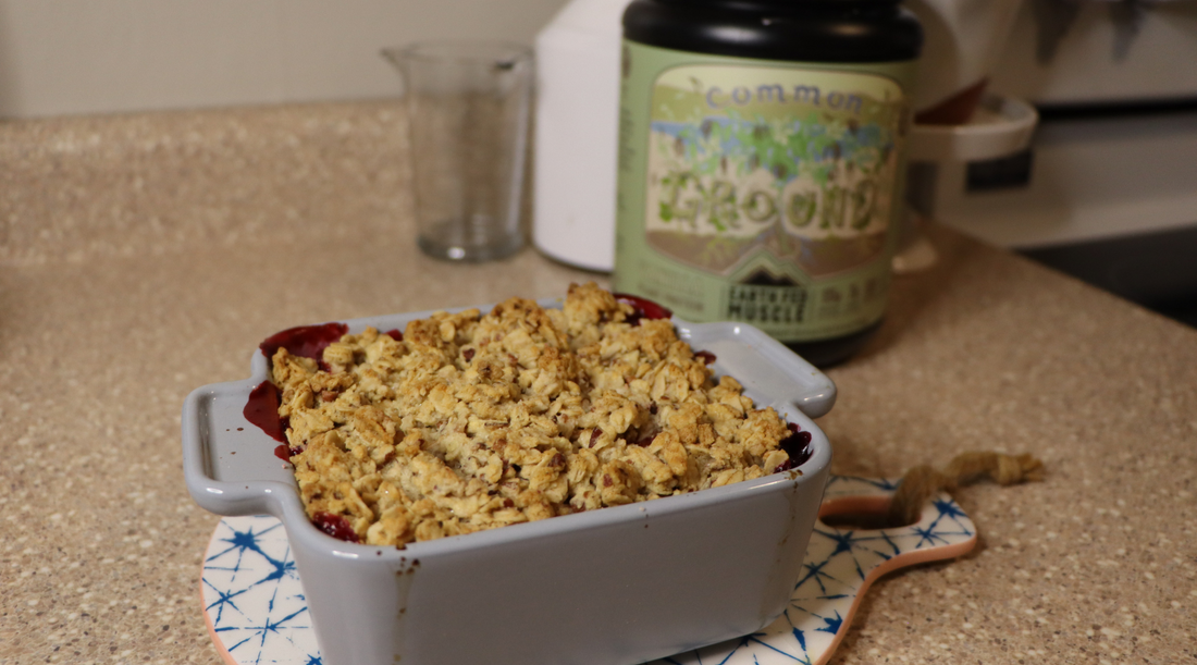 Date Night Vegan Berry Crisp