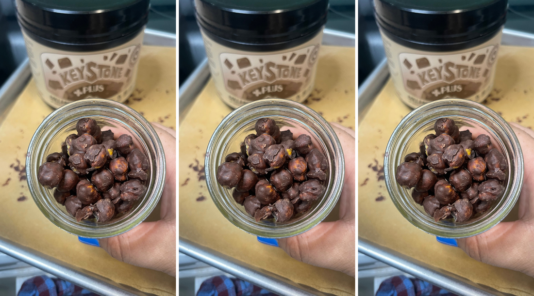 Chocolate Collagen Crunchy Chicpeas