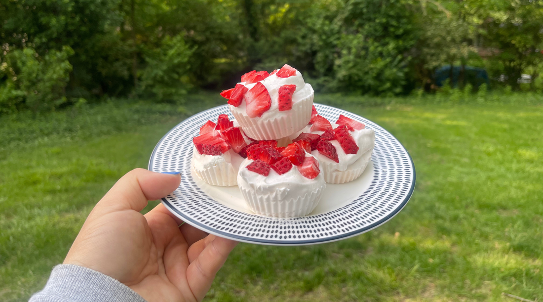 Strawberry Feels Ice Cream Bites