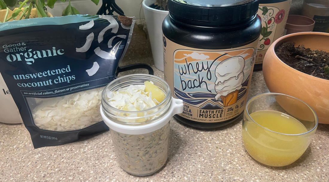 Piña Colada Overnight Oats