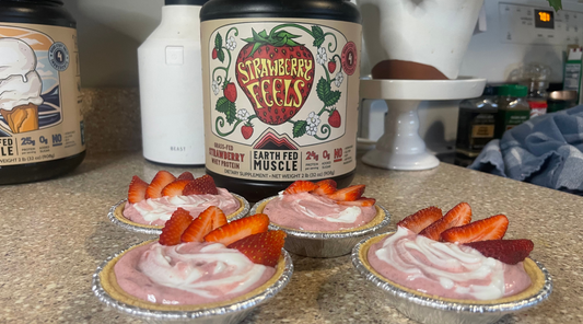Mini Strawberries & Cream Pies