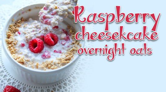 Raspberry Cheesecake Overnight Oats