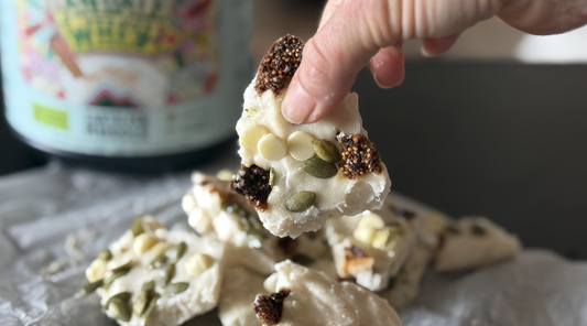 Horchata Apple Yogurt Protein Bark