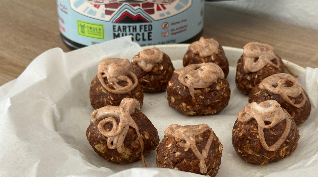 Cinnamon Roll Energy Bites