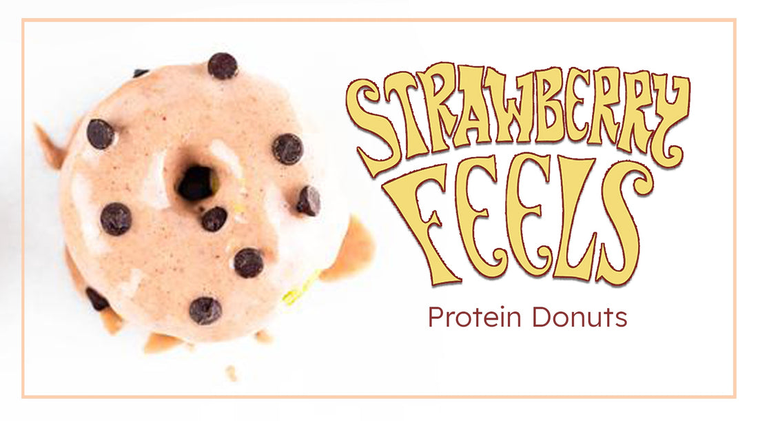 Strawberry Protein Donuts