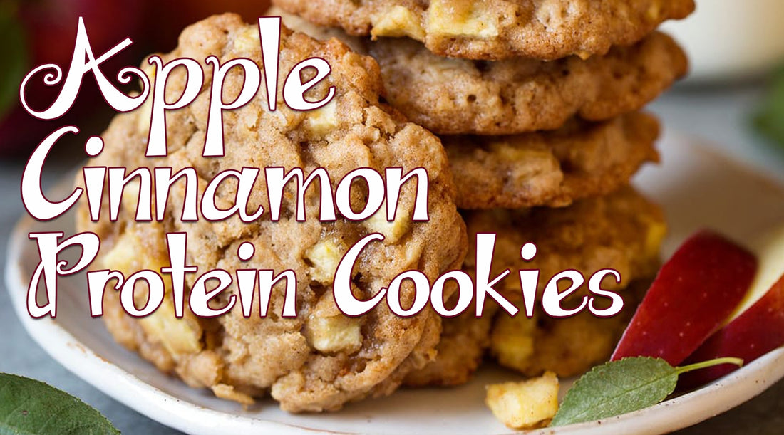 Apple Cinnamon Protein Cookies