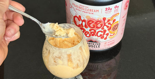 Protein-Packed Peach Summer Slushie