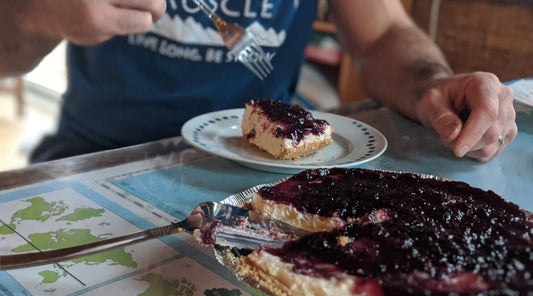 No Sugar, Low Sugar No Bake Protein Cheesecake