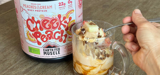 Cheeky Peach Protein Parfait