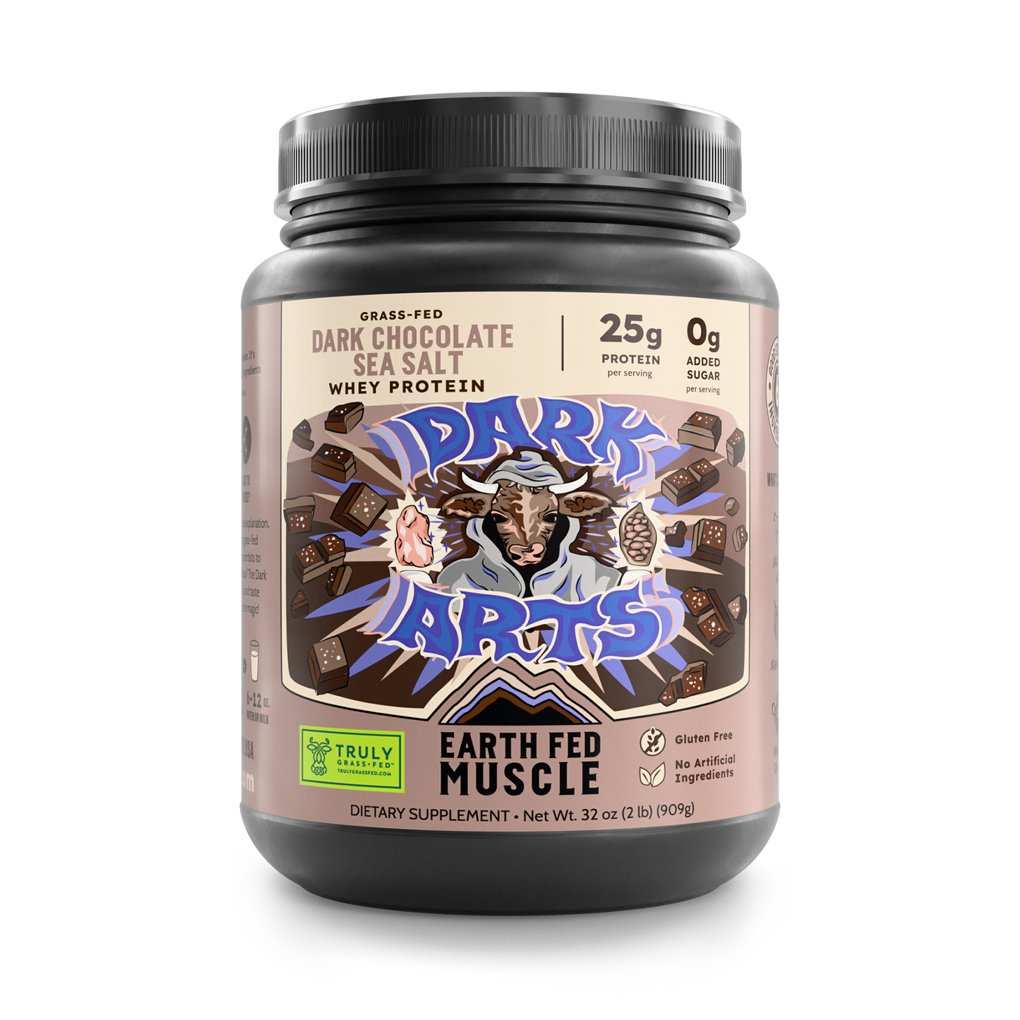 Dark Arts Salted Chocolate Grass-Fed Whey Protein