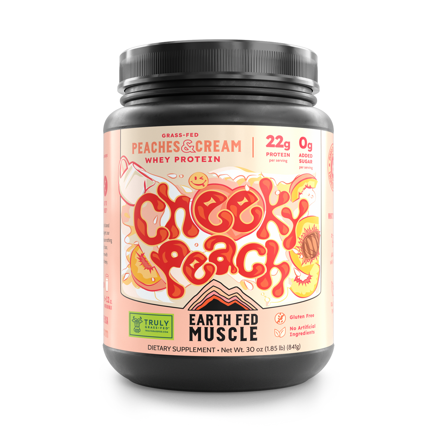 SEASONAL FLAVOR: Peaches & Cream Grass-Fed Whey Protein