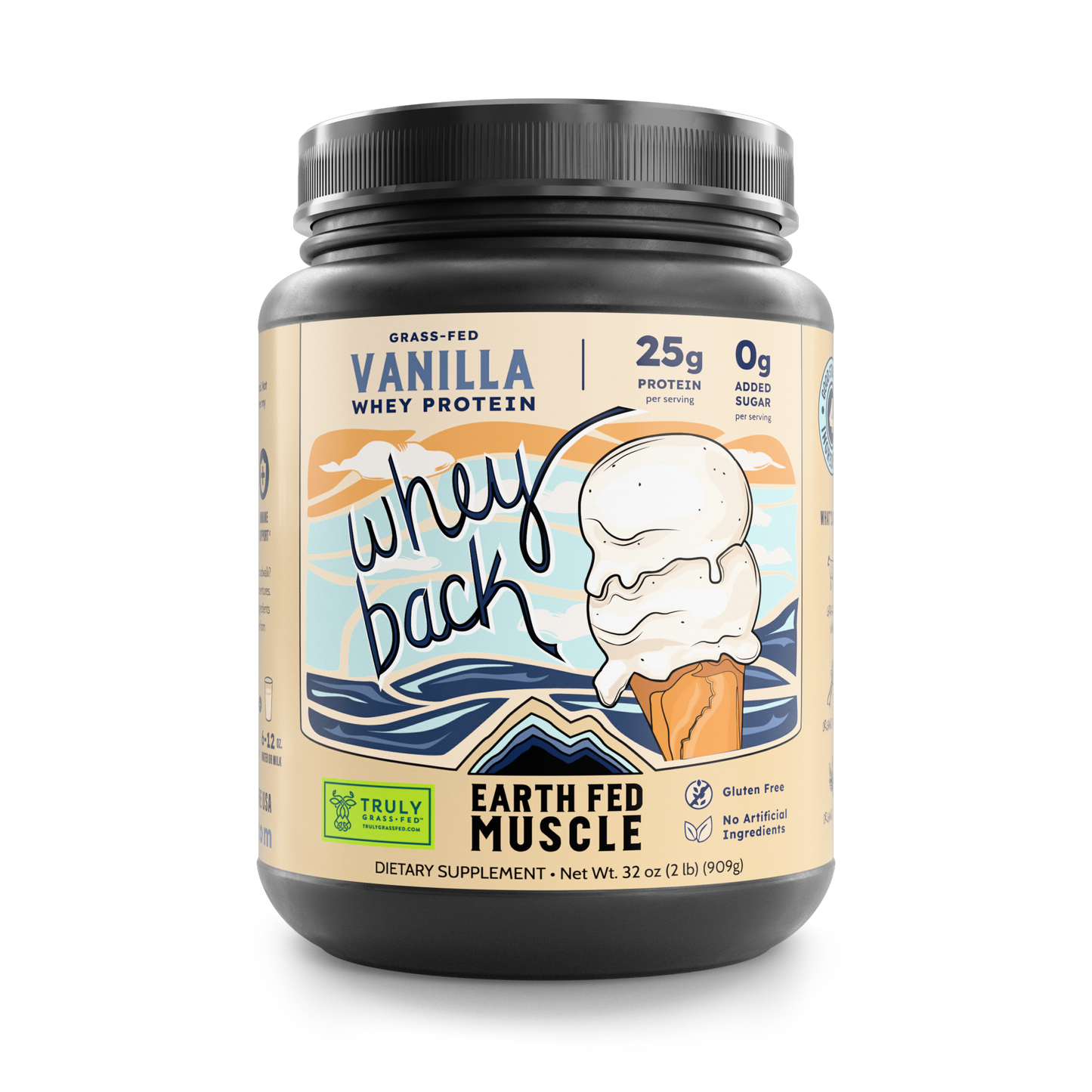 Whey Back Vanilla Grass-Fed Whey Protein