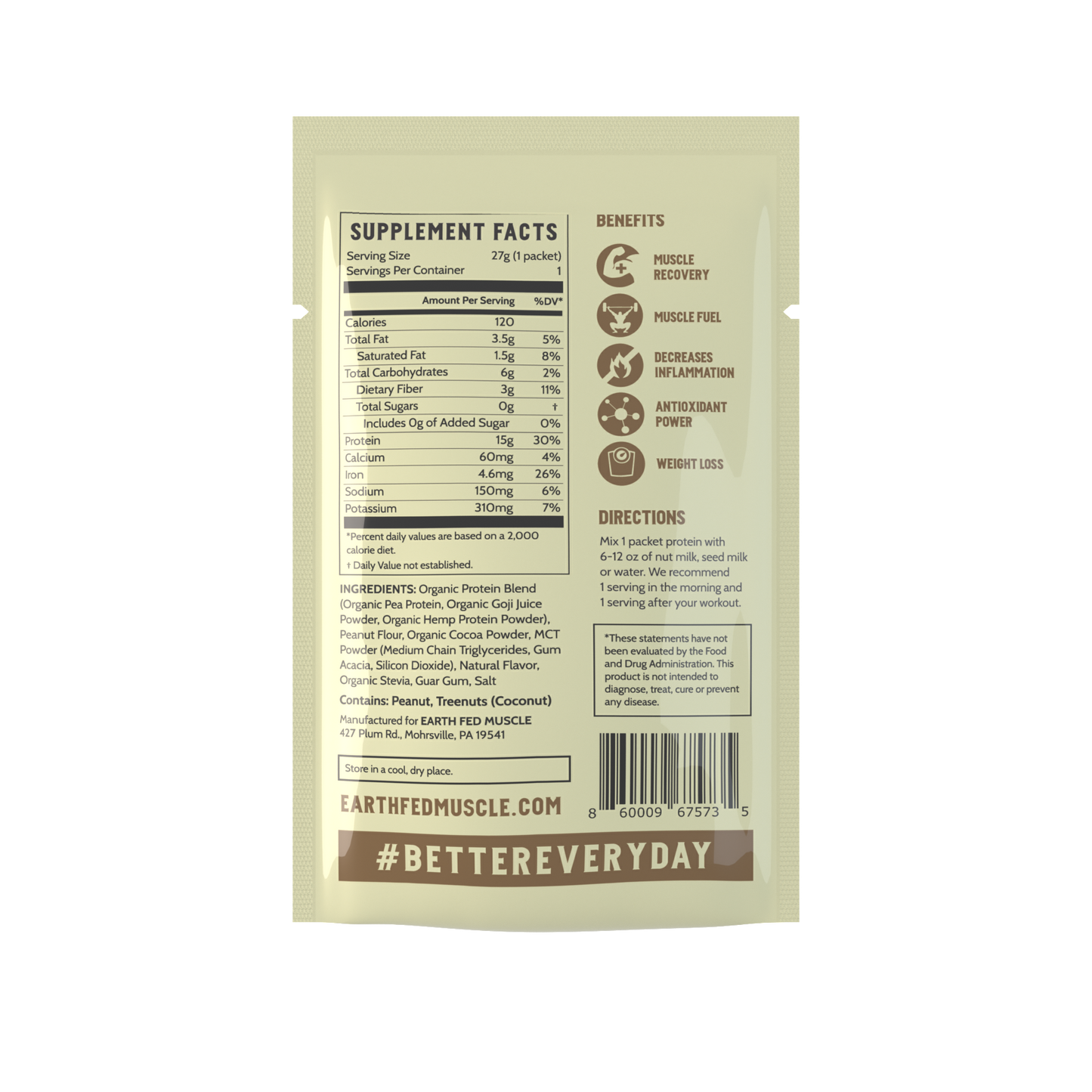 Single Serving Plant Protein Packs