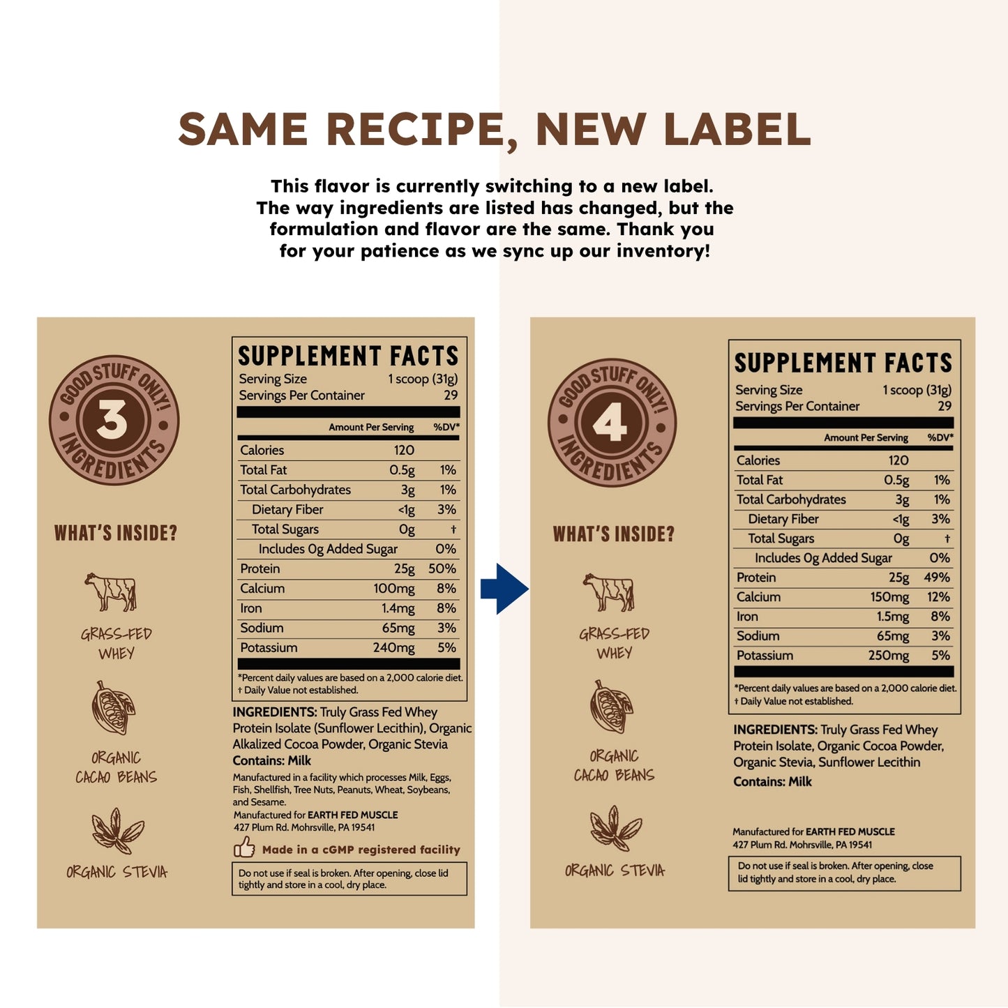Chocolate Shakeup Chocolate Grass-Fed Whey Protein