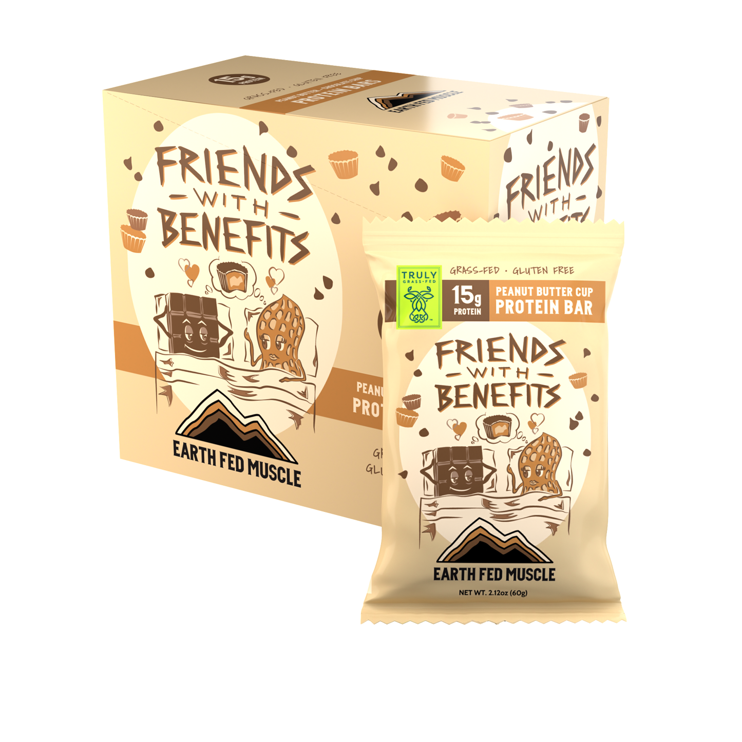 Chocolate Peanut Butter Grass Fed Whey Protein Bars (Free Sample)