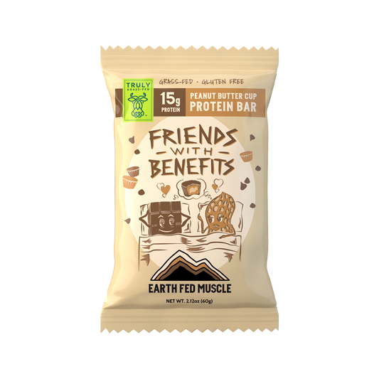 Chocolate Peanut Butter Grass-Fed Whey Protein Bars
