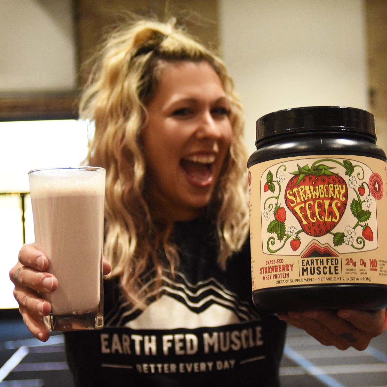 Earth Fed Muscle Grass-Fed Whey Protein Whey Back Vanilla