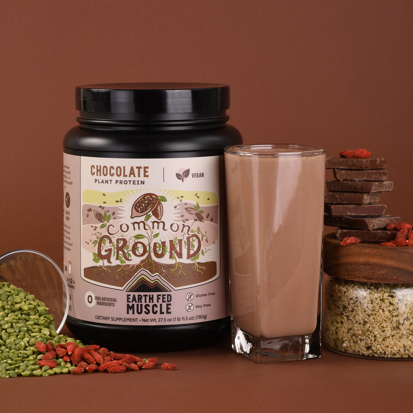 Common Ground Chocolate Plant Protein