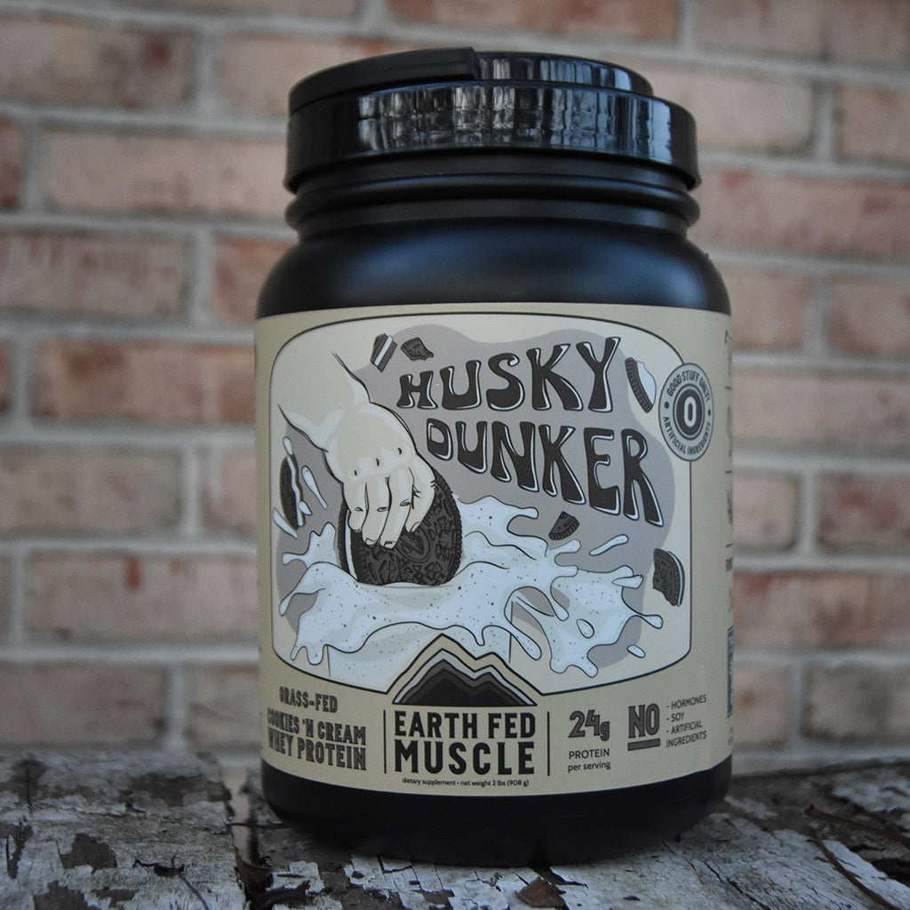 Husky Dunker Cookies&Cream Grass Fed Protein