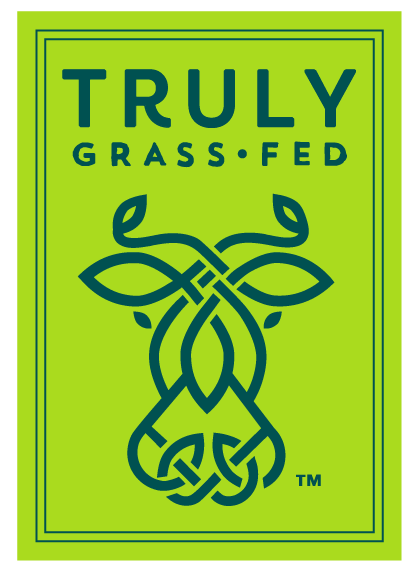 Truly Grass Fed logo vertical