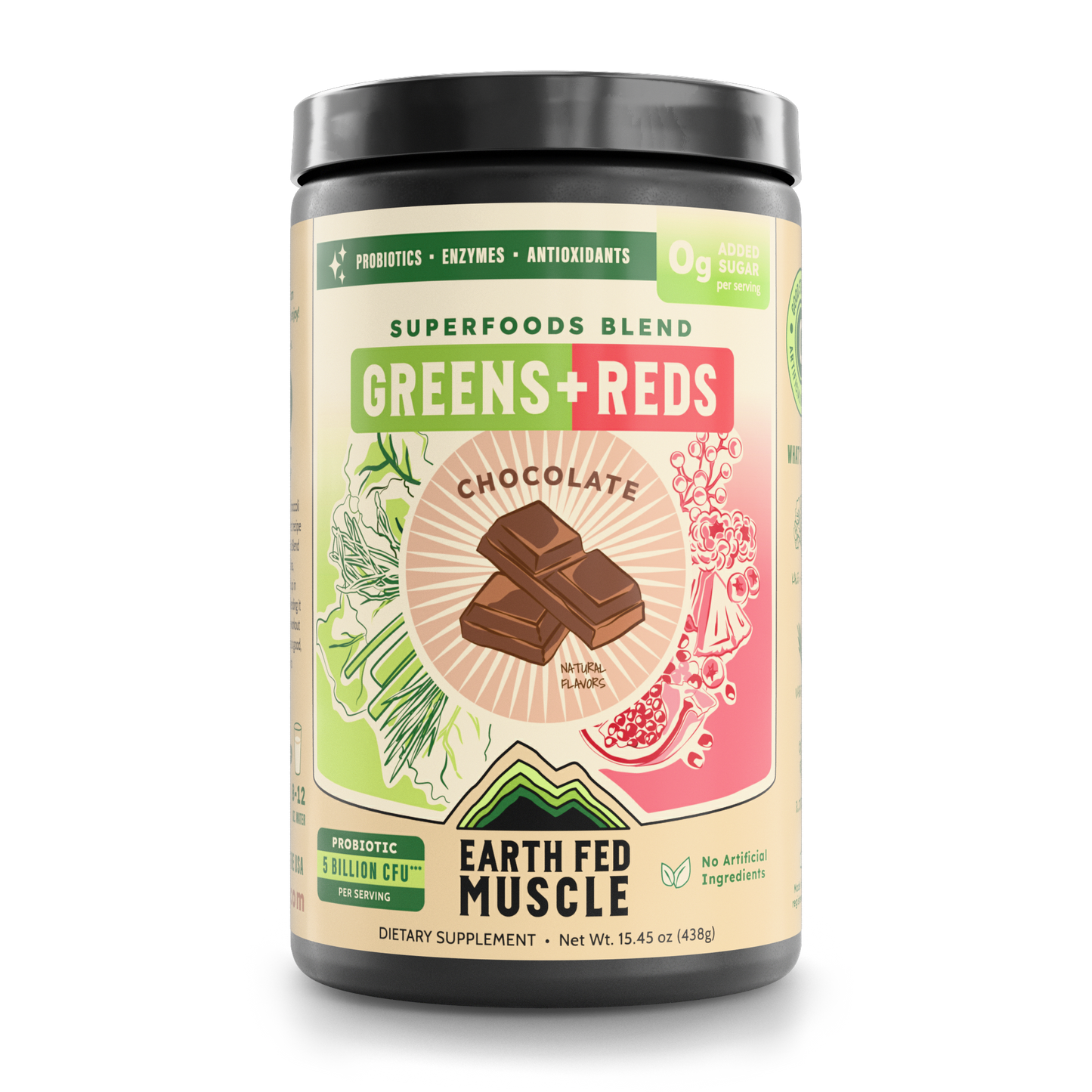 Greens + Reds Superfoods Blend Chocolate (formerly known as The Greens Party)