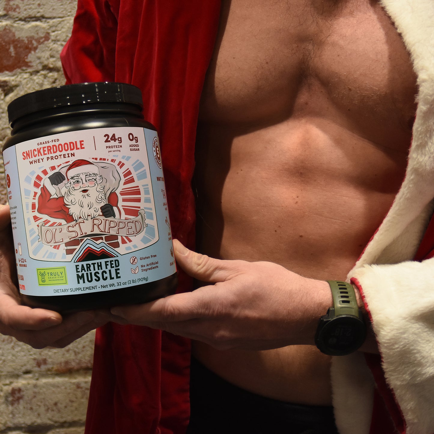 SEASONAL FLAVOR: Ol’ St. Ripped Snickerdoodle Grass-Fed Whey Protein