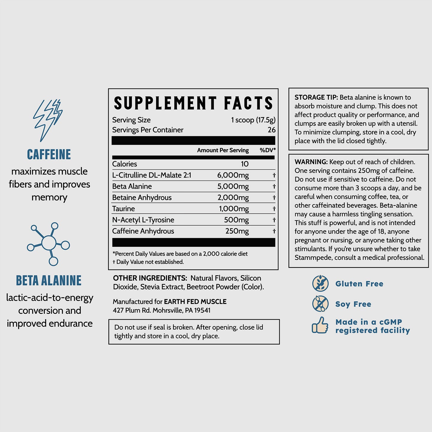 Stammpede Rocket Pop Preworkout