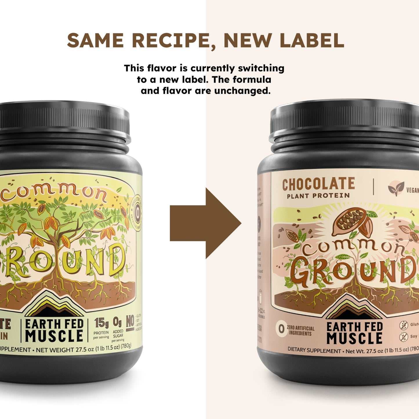 Common Ground Chocolate Plant Protein
