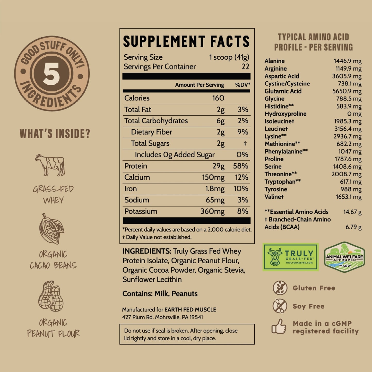 Power Couple Peanut Butter Cup Grass-Fed Whey Protein