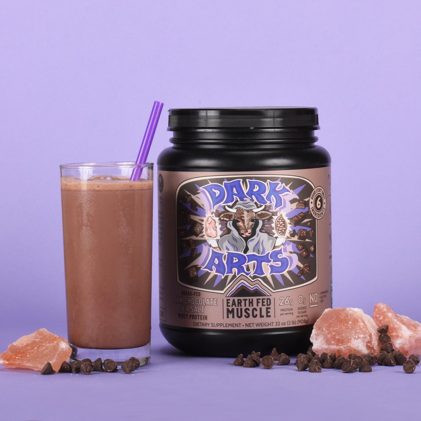 Dark Arts Salted Chocolate Grass Fed Protein